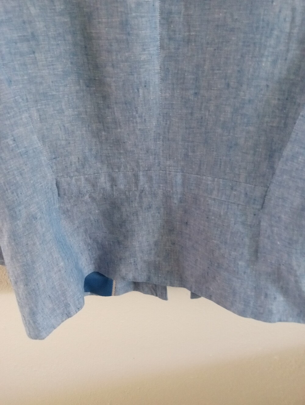 TALBOTS 100% Linen Open Blazer Jacket | 12P - Picture 4 of 9